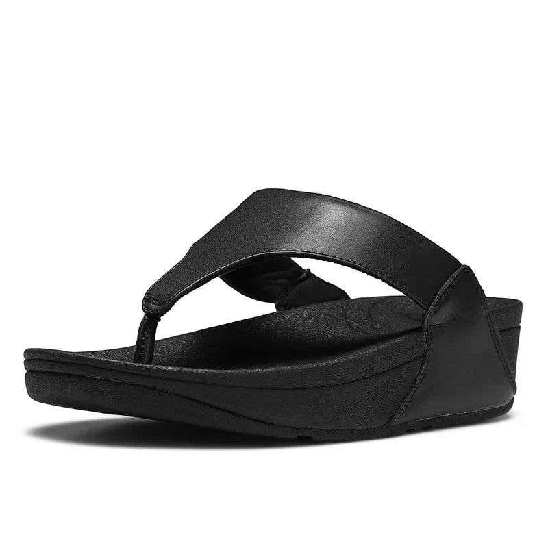 Faux leather sandals for women