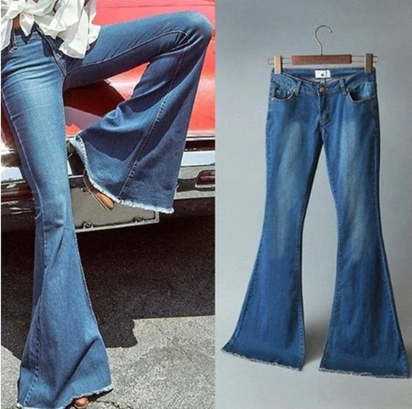 Slim-fit denim hose