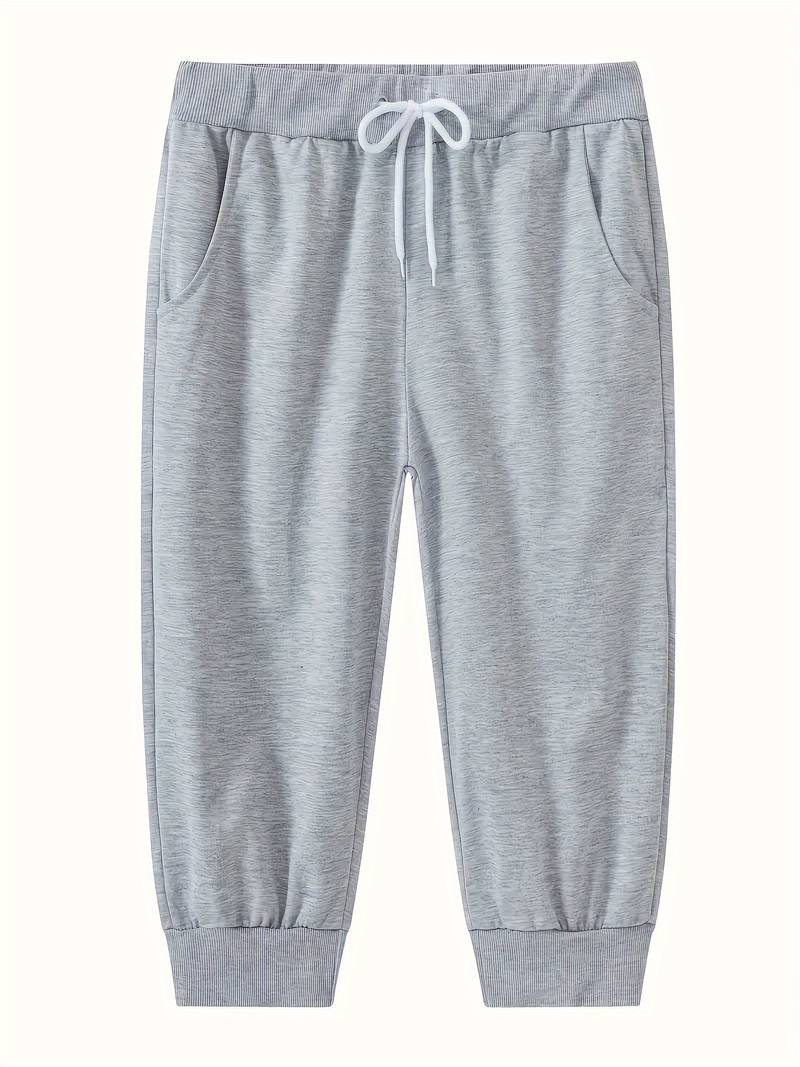 Casual shorts with drawstring for men