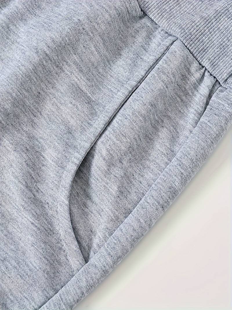 Casual shorts with drawstring for men