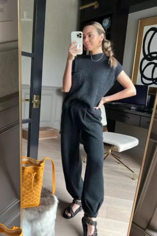 Luxury women's casual two-piece outfits with bags