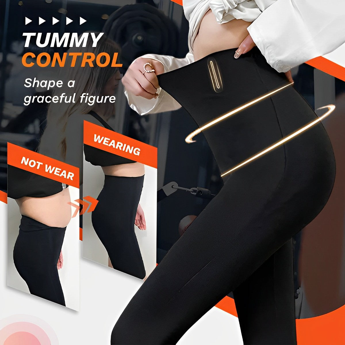 UltraSlim sculpting leggings for a slim silhouette