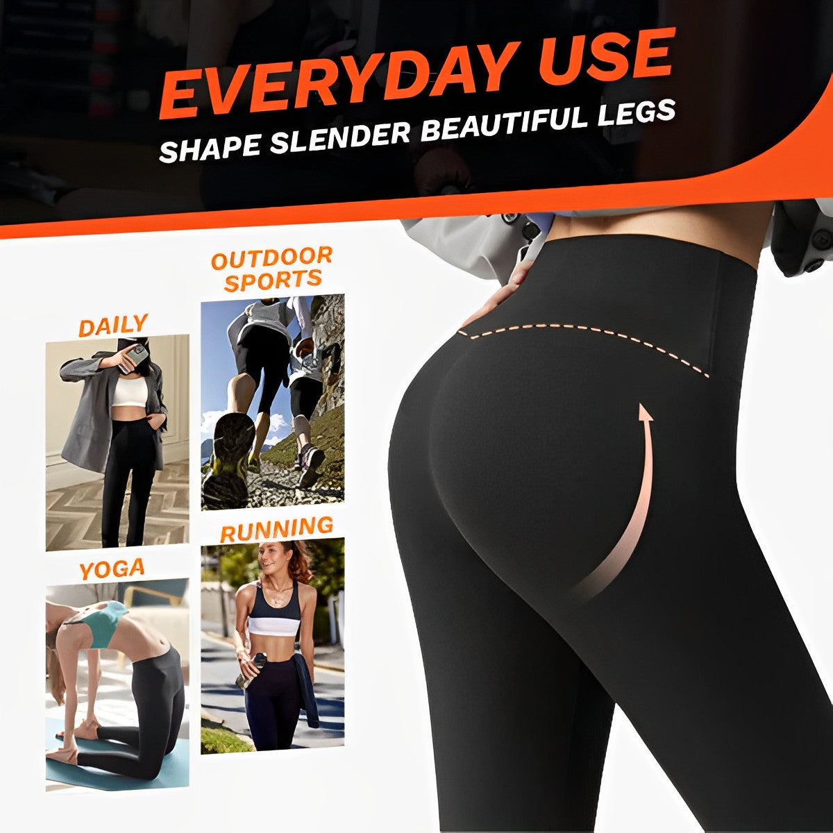 UltraSlim sculpting leggings for a slim silhouette