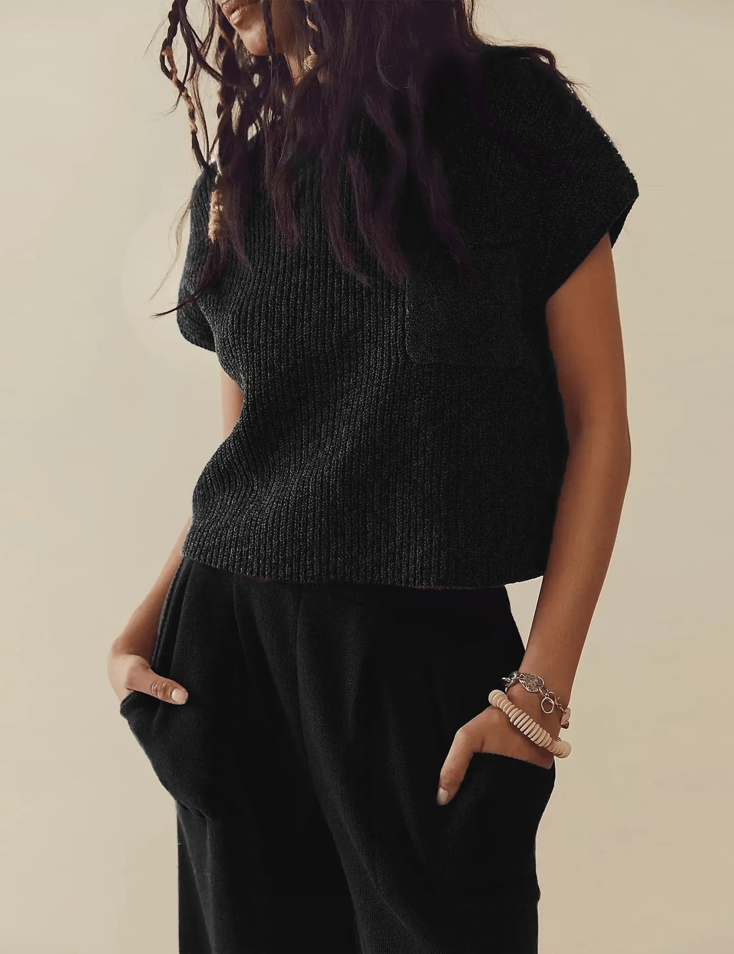 Luxury women's casual two-piece outfits with bags