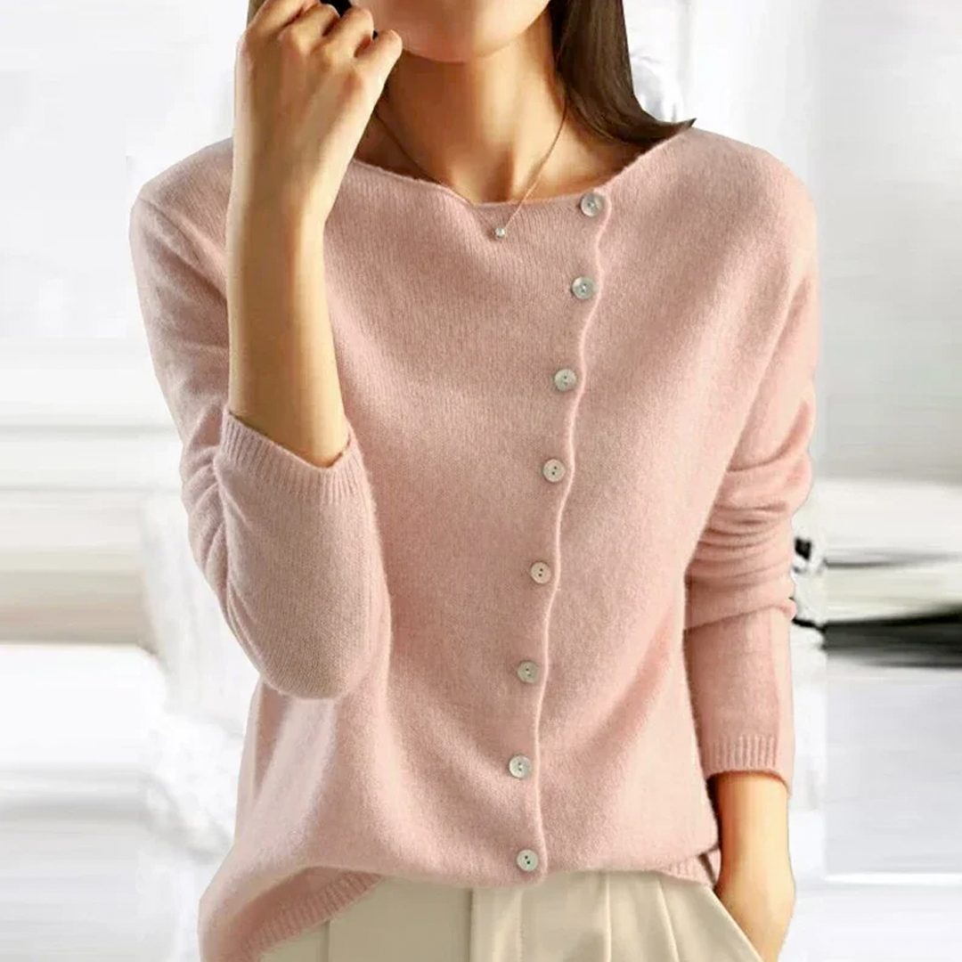 Cozy button sweater