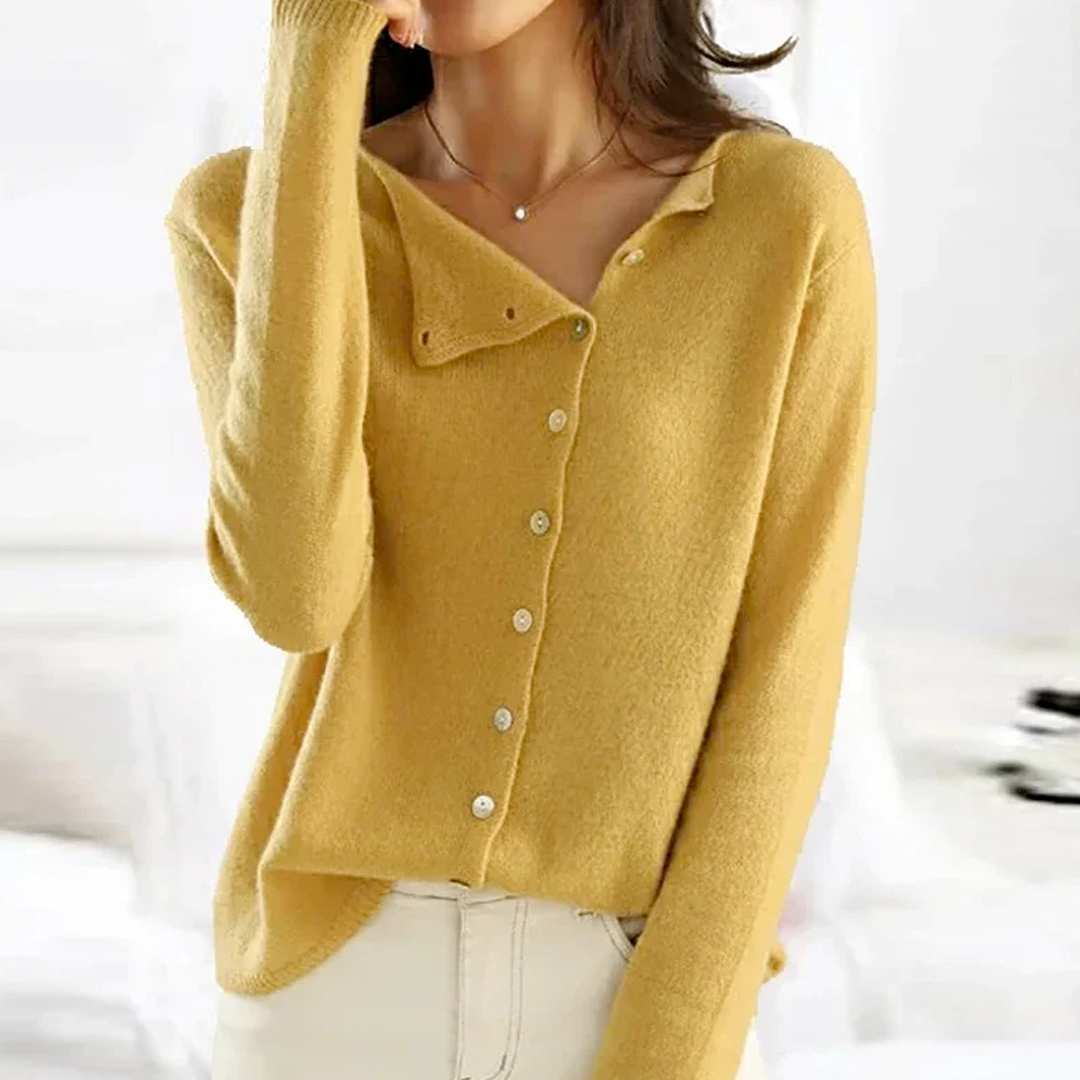 Cozy button sweater
