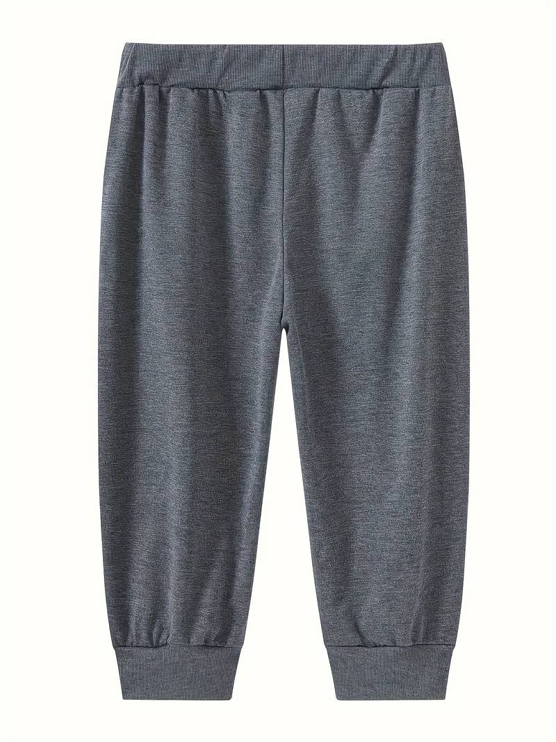 Casual shorts with drawstring for men