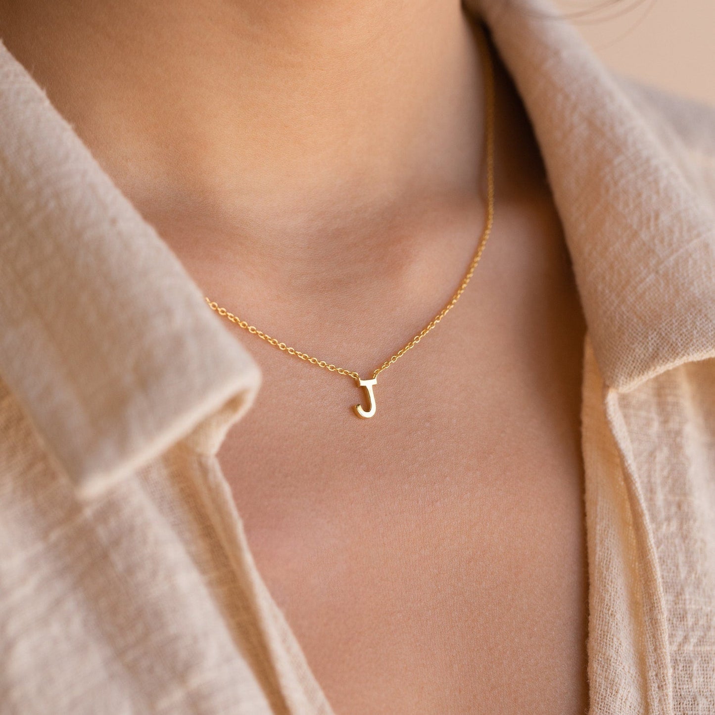 Stylish necklace with letters