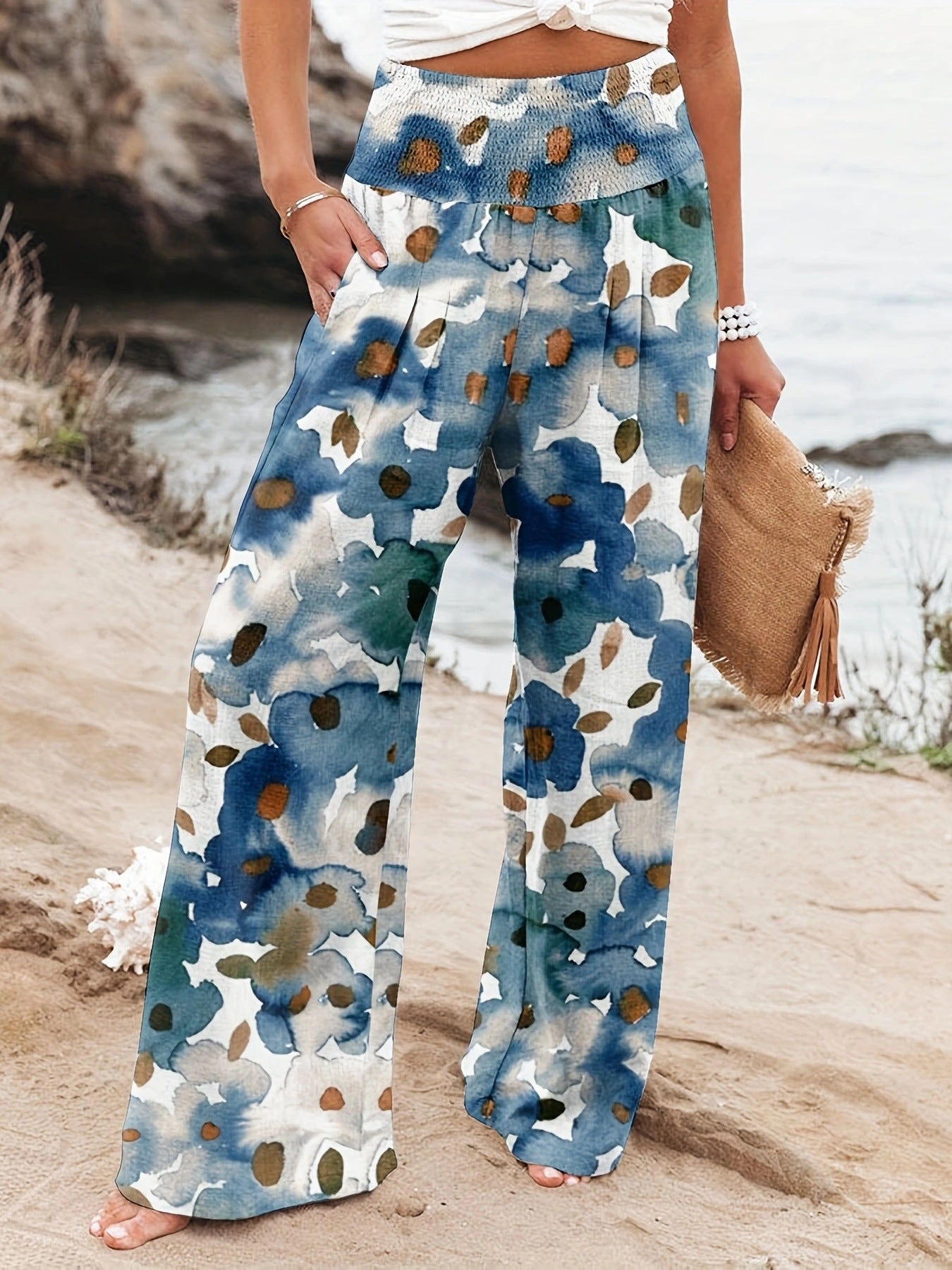 Women's linen summer pants
