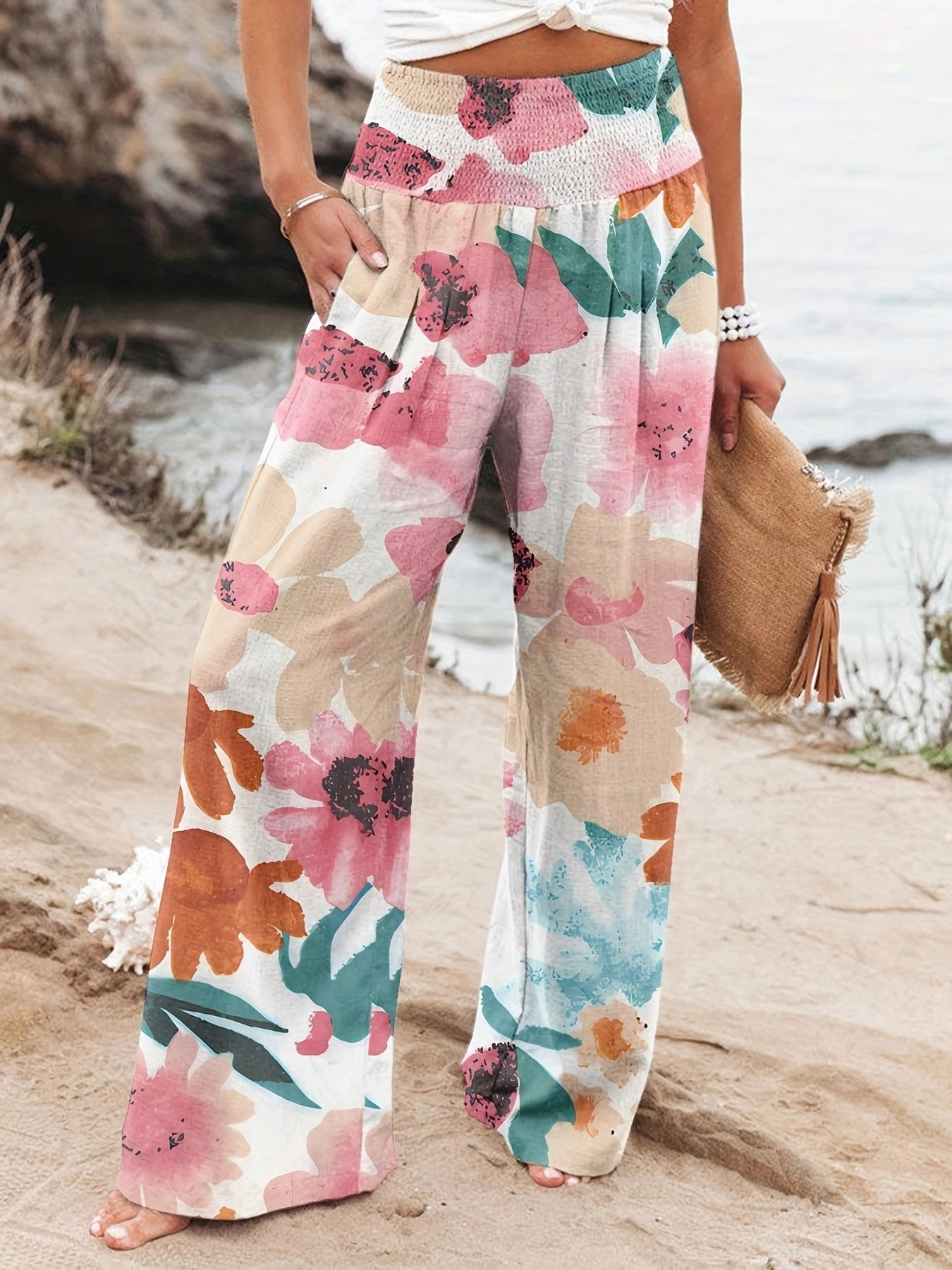 Women's linen summer pants