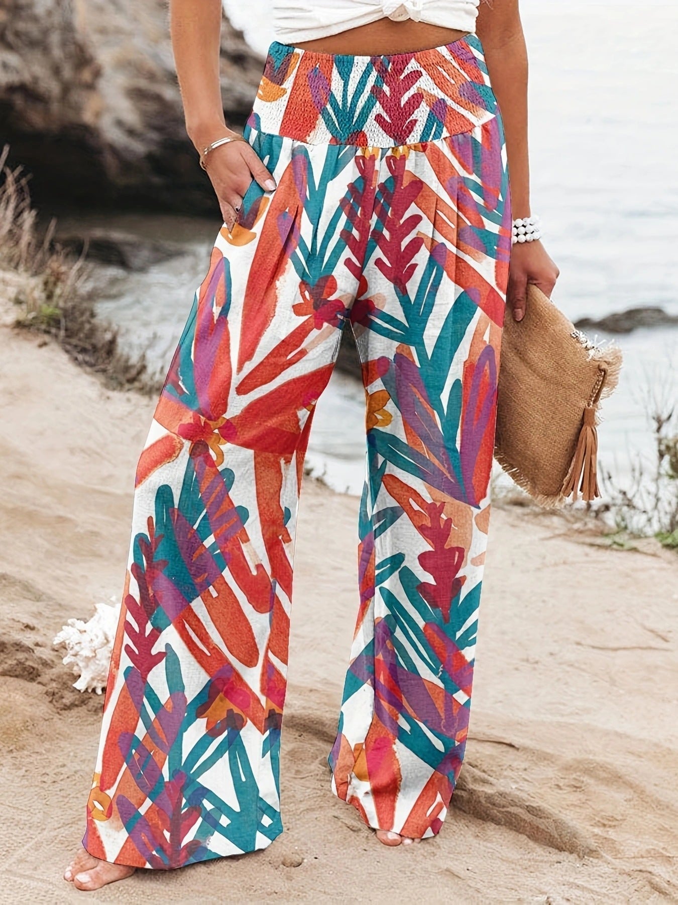 Women's linen summer pants