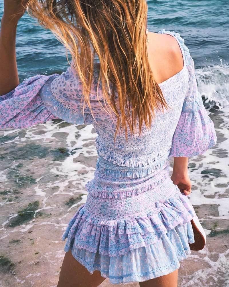 Elastic mini dress