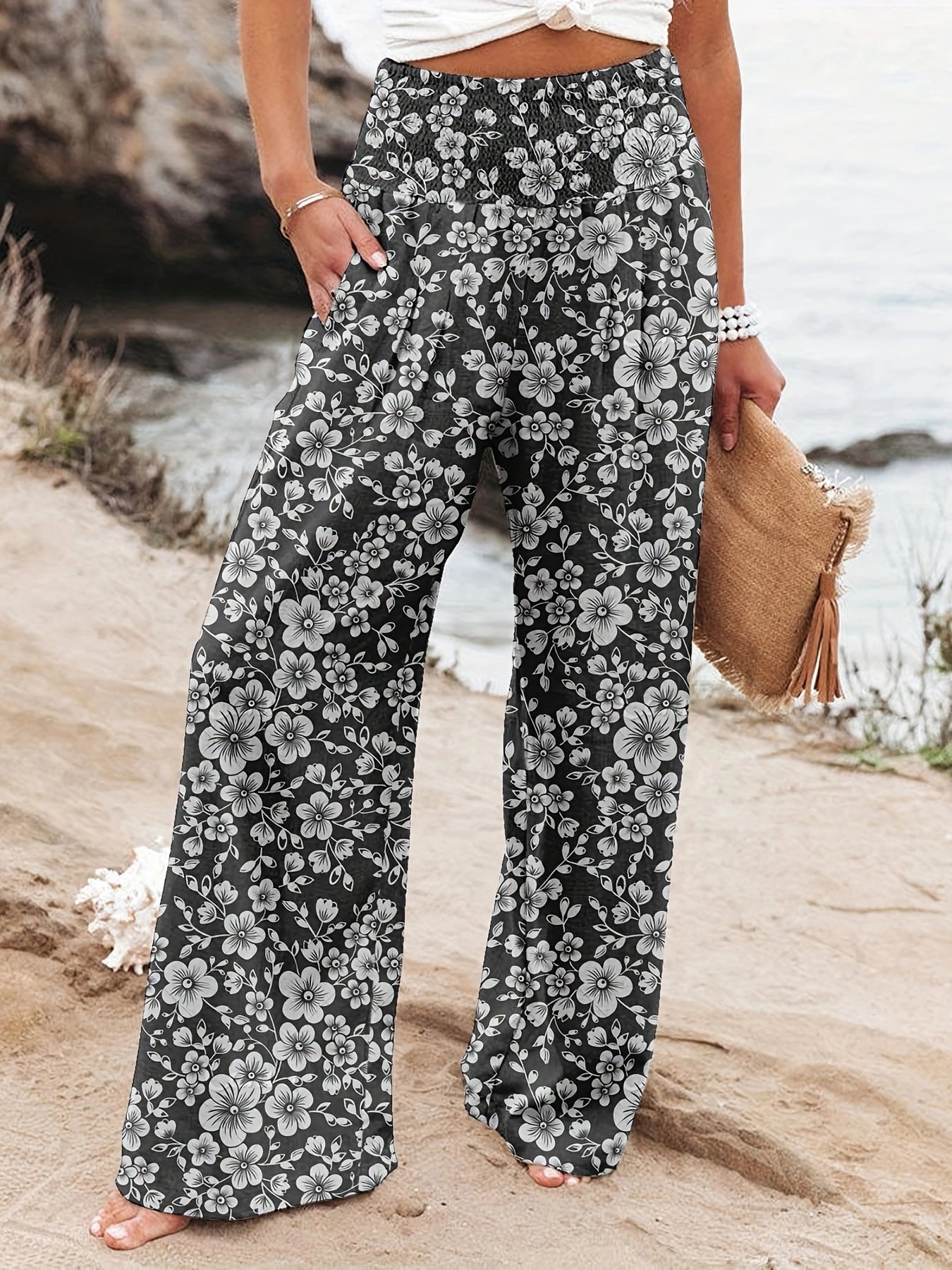 Women's linen summer pants