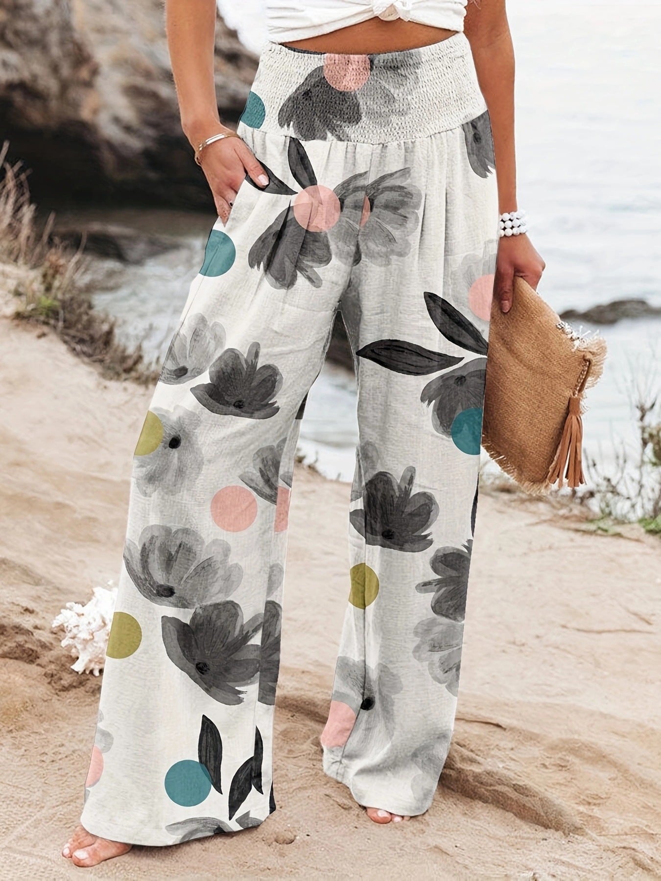 Women's linen summer pants