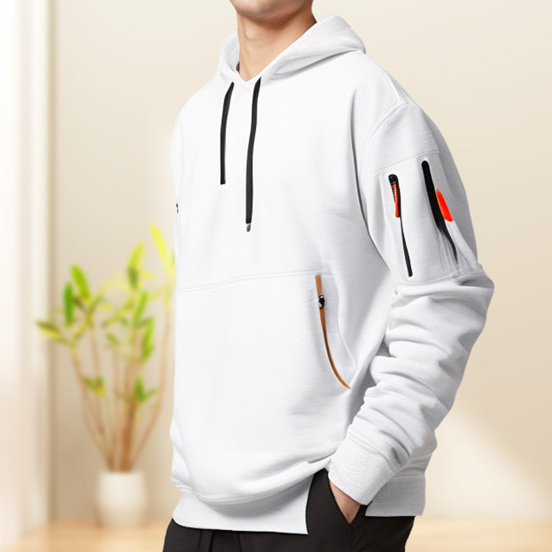 Half zipper hoodie