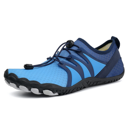 Zero drop fitness barefoot shoes for men with laces