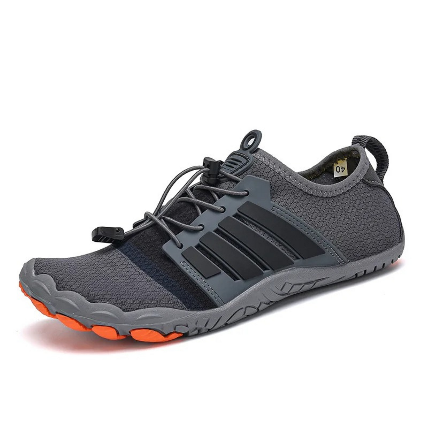 Zero drop fitness barefoot shoes for men with laces