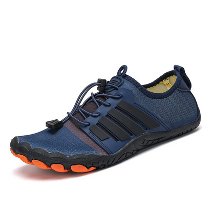 Zero drop fitness barefoot shoes for men with laces