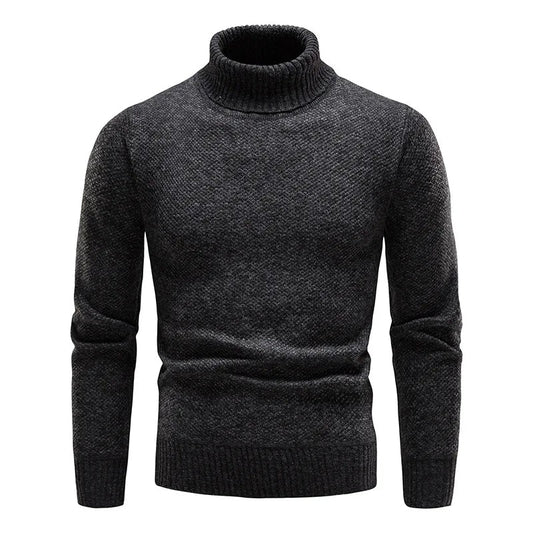 Wooly Turtleneck - Stylish knitted turtleneck sweater