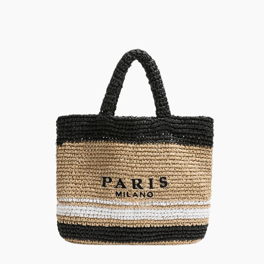 Woven beach bag