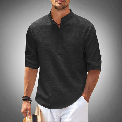 Contemporary linen shirt