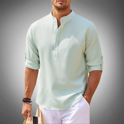 Contemporary linen shirt