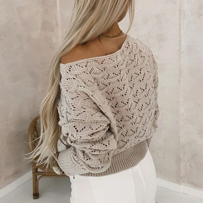 Fashion hollow sweater