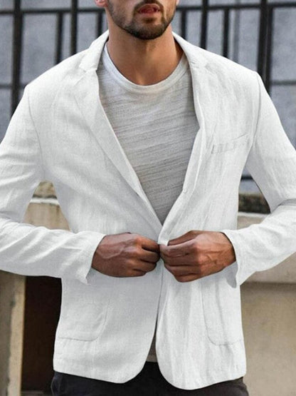 Casual blazer made from soft cotton