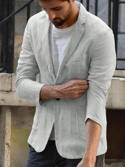 Casual blazer made from soft cotton