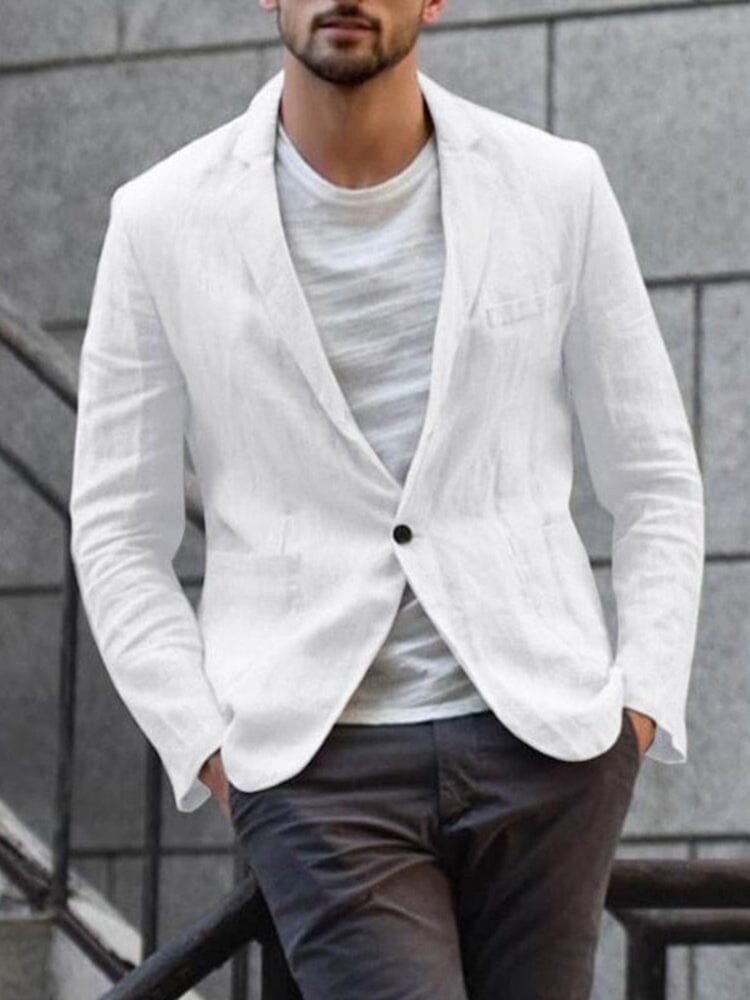 Casual blazer made from soft cotton