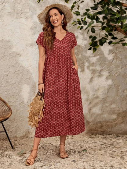 Oversized, loose vintage dress