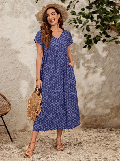 Oversized, loose vintage dress