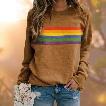 Ladies rainbow shirt