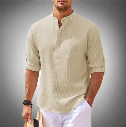 Contemporary linen shirt