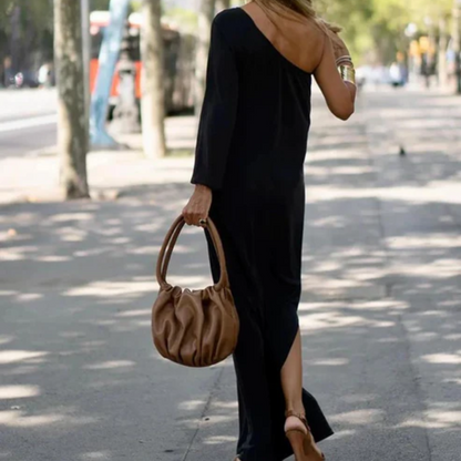 Elegant one-shoulder dress