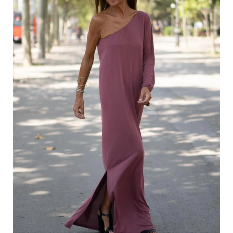 Elegant one-shoulder dress