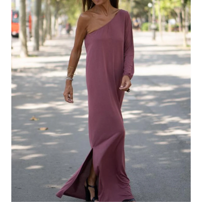Elegant one-shoulder dress