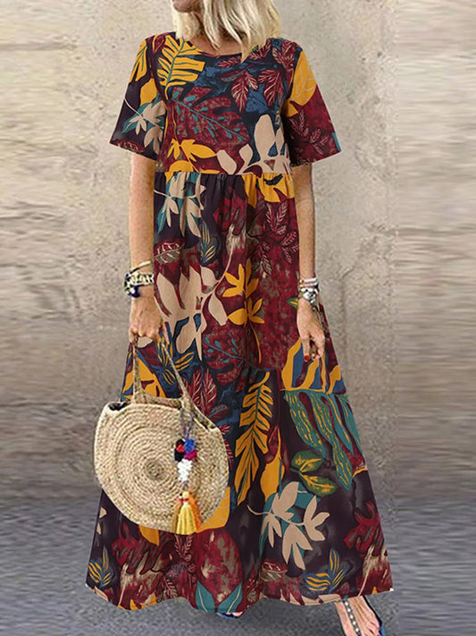 Dress with fashion print