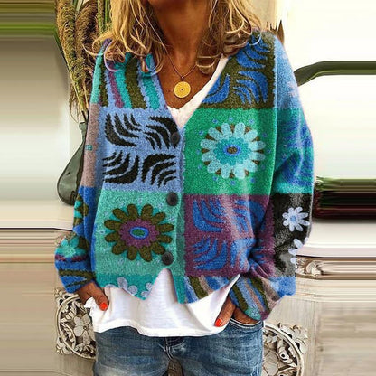 Women's cardigans with a unique print