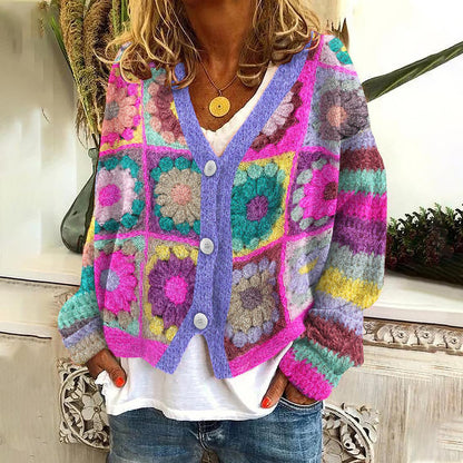 Women's cardigans with a unique print