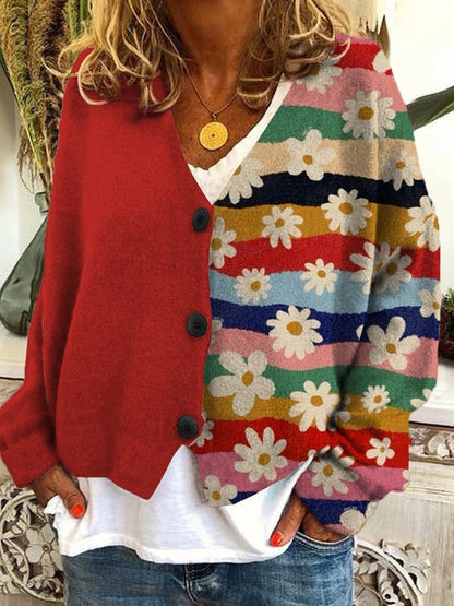 Women's cardigans with a unique print