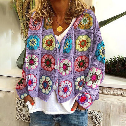 Women's cardigans with a unique print