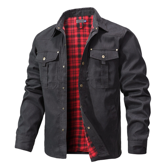 DOÎR JACKET WITH FLANNEL LINING