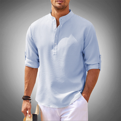 Contemporary linen shirt