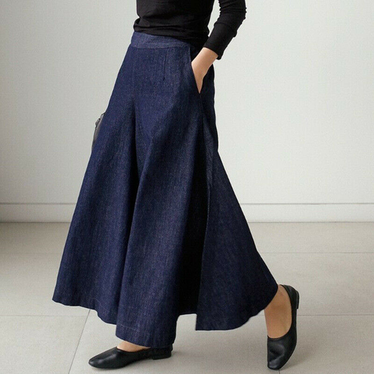 Womens loose denim pants